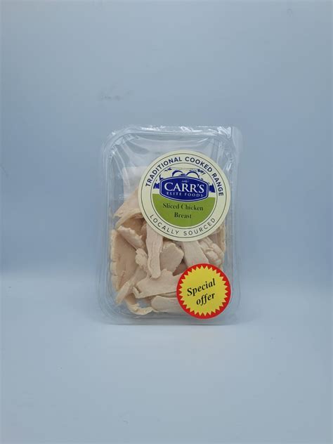 Carr S Sliced Chicken 120G Carrs Elite Food