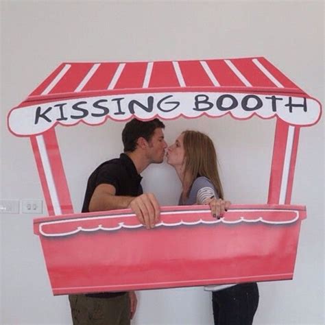 Kissing Booth Photo Booth Prop Red Kissing Booth Prop Photo