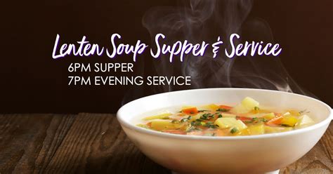 Lenten Soup Suppers Service 2023 Christ Lutheran Church