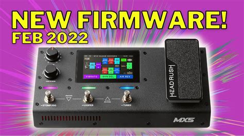 Firmware Update Headrush Mx Feb Youtube