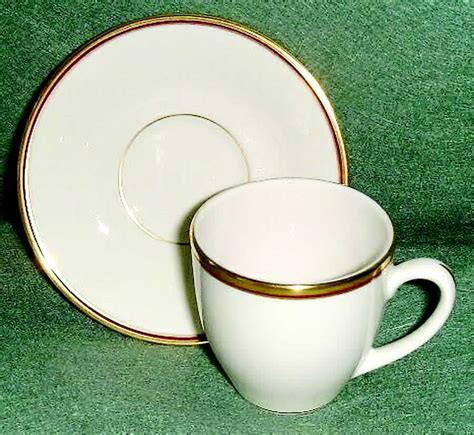 Pic Flat Demitasse Cup Saucer Set By Pickard Replacements Ltd