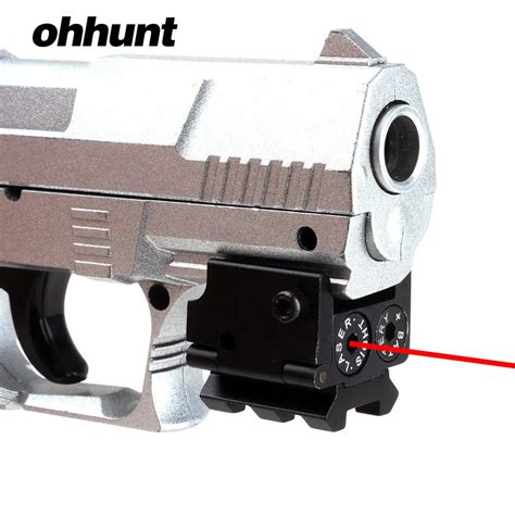 Ohhunt Ca A Red Dot Sight Mini Compact Red Laser Vista Trilho Para