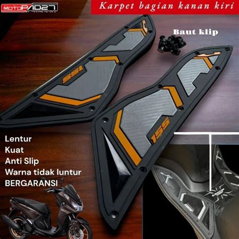 Jual Motopad27 Karpet Motor Yamaha New Lexi LX 155 Alas Pijak Kaki Lexi