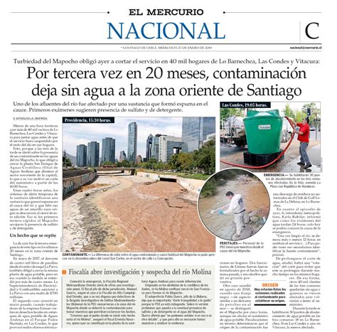 Por tercera vez en 20 meses contaminación deja sin agua a la zona