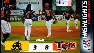 Resumen Águilas Cibaeñas vs Toros del Este 16 NOV 2022 Serie