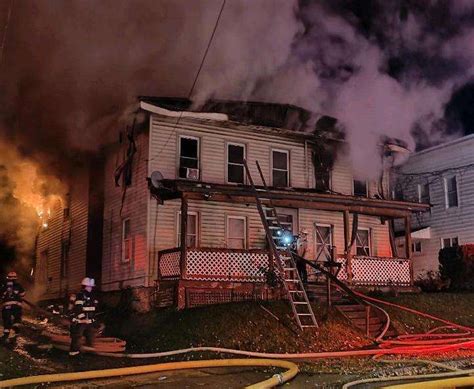 Local Firefighters Battle House Fire The Daily Post