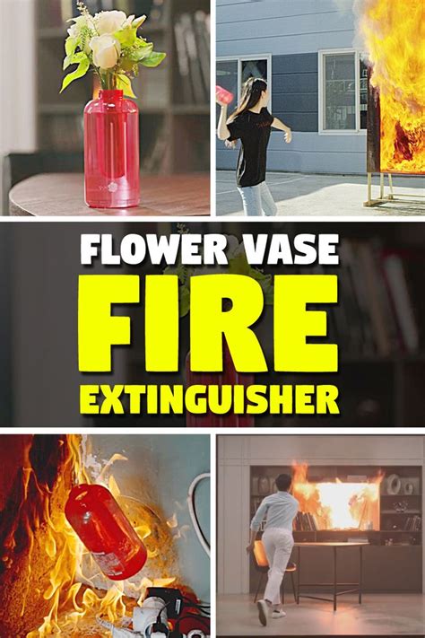 This Flower Vase Is A Throwable Fire Extinguisher Samsung Firevase