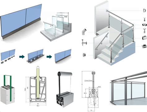 12mm Safety Clear Tempered Balustrade Glass 12mm Safety Clear Tempered