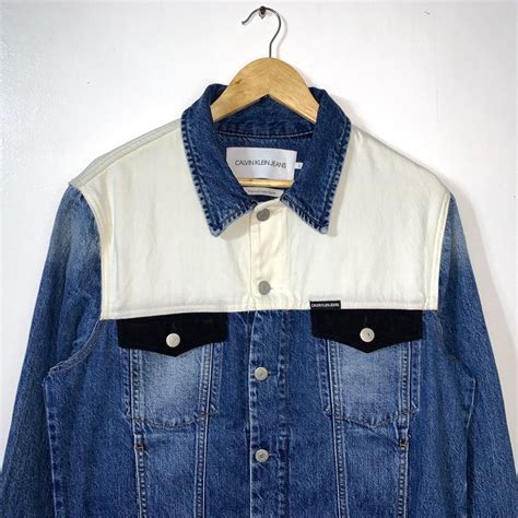 Calvin Klein By Raf Simons Switching Denim Jacket Men S Fashion