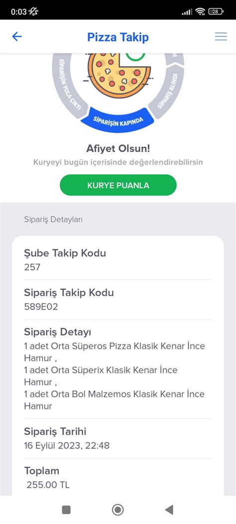 Domino s Pizza Gelmek Bilmeyen Teslim Edilmiş Gözüken Sipariş Şikayetvar