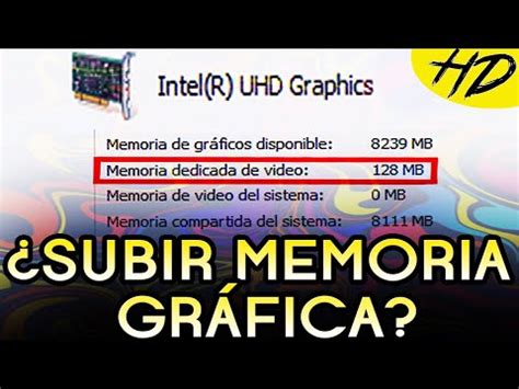 Aumentar Memoria De Video En Gr Fica Integrada Es Posible Todo