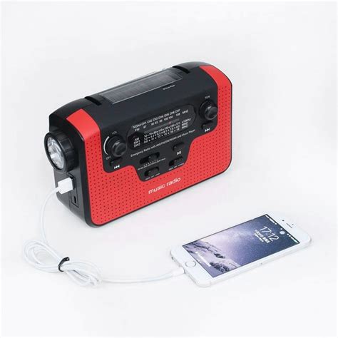 Bluetooth радио на солнечной батарее с заводной рукояткой аварийная Am ...