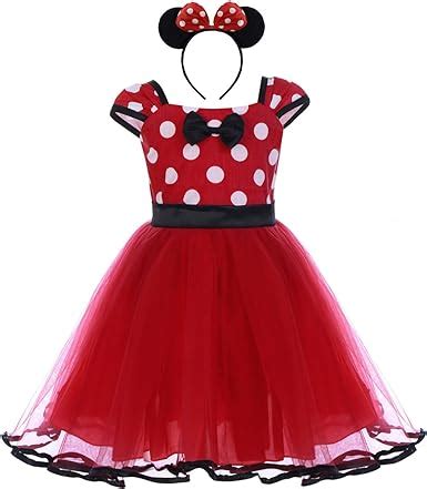 Venta vestidos de la minnie para niñas en stock