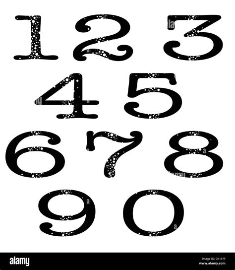 Number Clip Art Black And White