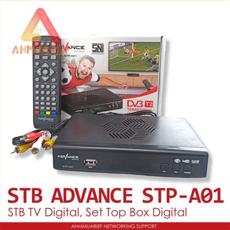 Jual STB ADVANCE STP A01 TERRESTRIAL RECEIVER DIGITAL TV SET TOP BOX