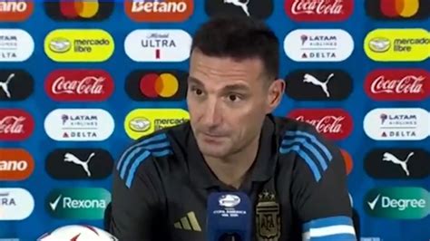 Scaloni Tras La Victoria De Argentina Sobre Canadá En Copa América La