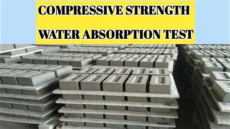 Bricks Compressive Strength Water Absorption Test Test For Fly Ash