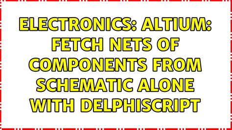 Altium Find Net In Schematic Altium Nets Pcb Highlight Desig