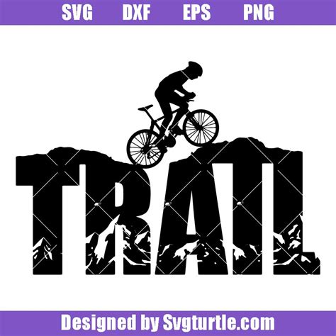 Mountain Bike Silhouette MTB Design Mountain Bike SVG Australia