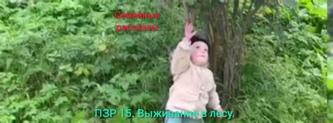 ПЗР 15. Выживание в лесу. смотреть онлайн видео от Семейные рассказы в ...