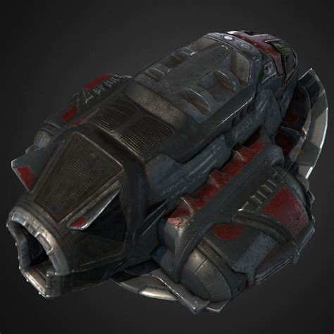 Pirate Spaceship 3d Model