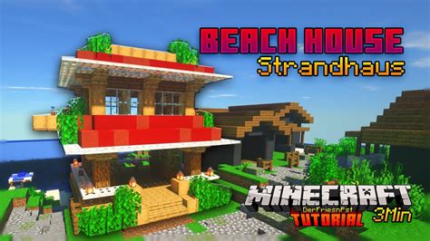 Minecraft Beach House Strandhaus Tutorial YouTube