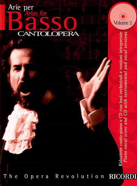 Cantolopera Arias For Bass Volume Cantolopera Collection Hal