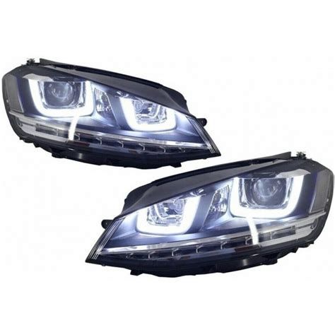 Feux Phare Avant Led Pour Vw Golf Avec Clignotants Led Et Feux De