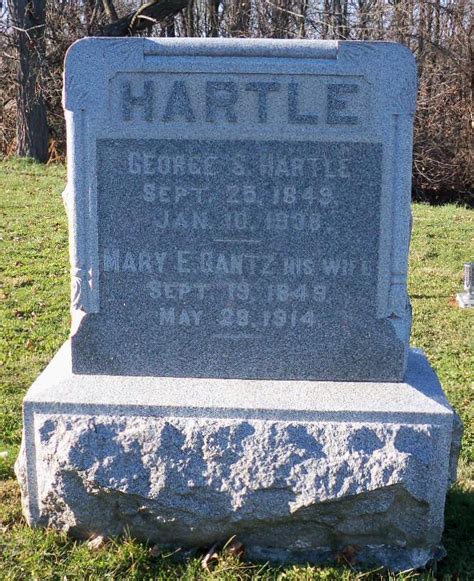 Mary Elizabeth Gantz Hartle 1849 1914 Find A Grave Memorial