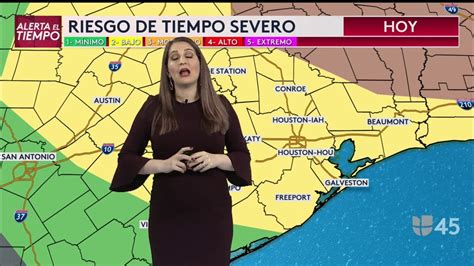 En Vivo Alerta Del Tiempo Para Houston Youtube