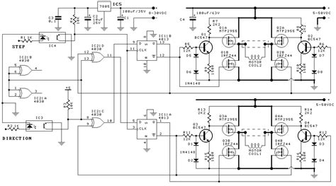 Bipolar Stepper Motor Schematic Stepper Motor Wiring Diagram