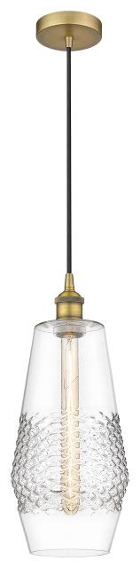 Innovations 616 1P BB G682 7 LED 1 Light 7 Mini Pendant Brushed Brass