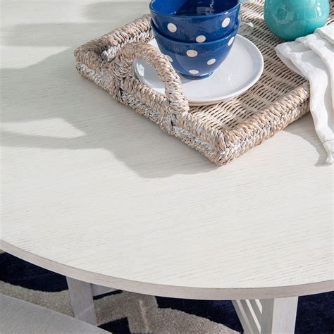 Edgewater Round Dining Table Sand Dollar Legacy Classic Furniture Cart