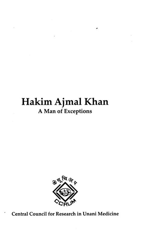 Hakim Ajmal Khan A Man Of Exceptions Exotic India Art