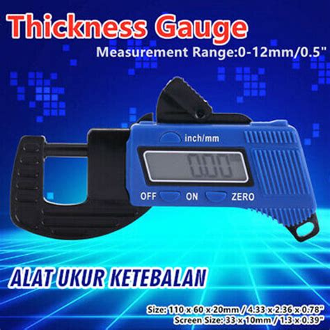 Carbon Fiber Digital Thickness Caliper Micrometer Guage Mikrometer