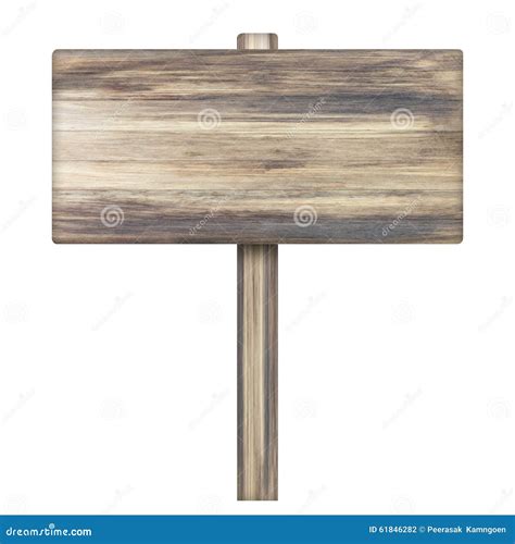 Wooden Sign On White Wood Old Planks Sign Stock Photo Image Of