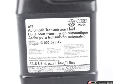 Genuine Volkswagen Audi G0550251ldsp Automatic Transmission Fluid