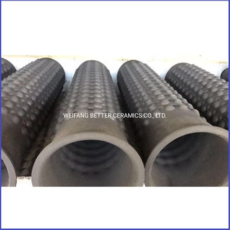 Silicon Carbide Pipe Refractory Technical Ceramics Wear Resistance