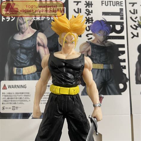 Anime Dragon Ball Z Super Saiyan Trunks Sword 21cm Action Figure Statue