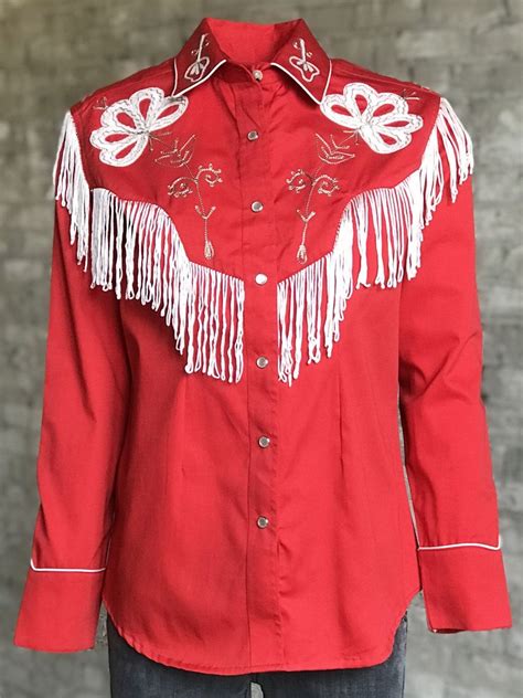 Rockmount Womens Fringe Western Shirt Ladies Western Shirts Western Shirts Western Show Shirts