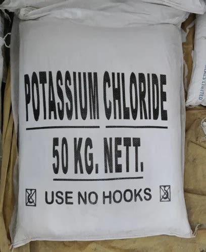 White Potassium Chloride Powder 50 Kg HDPE Bag At Rs 40 Kg In New Delhi