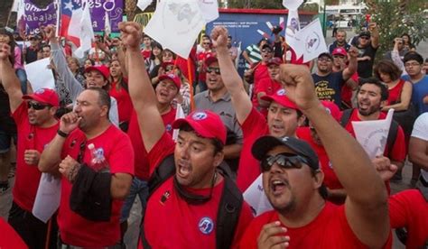 Chile trabajadores mineros cumplen 27 días de huelga y anuncian que