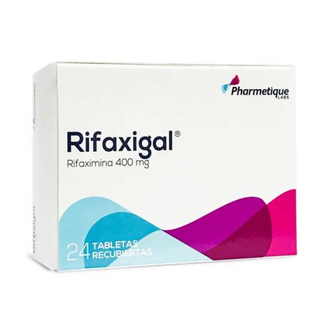 RIFAXIGAL 400 MG 24 TABLETAS RIFAXIMINA