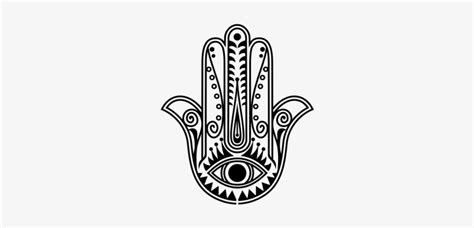 Hand Vector Hamsa Easy Hamsa Hand Drawing Png Image Transparent Png