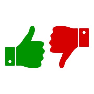 Thumbs Up Down Vector Png Images Thumbs Up And Thumbs Down Dislike