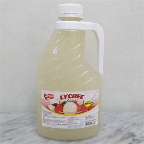 Jual Naraya Lychee Syrup Konsentrat Minuman Rasa Leci Liter