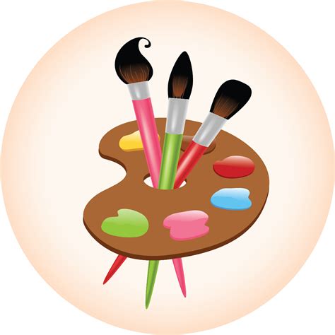 Палитра для рисования картинка для детей