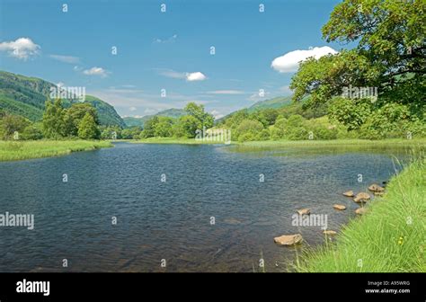 Loch Lubnaig Stirling District Scotland Stock Photo Alamy