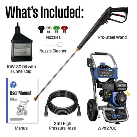 Westinghouse Wpx2700 Pressure Washer Westinghouse Outdoor Equipment