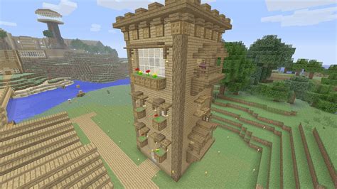 Minecraft Xbox Finishing The Villager Tower 18 YouTube